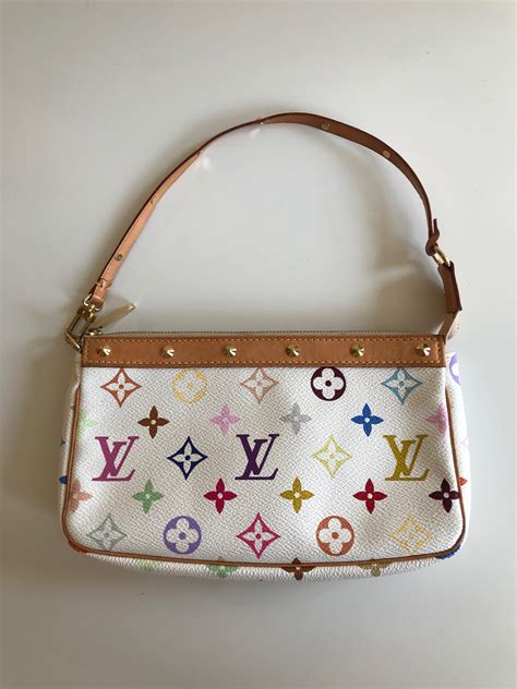 multicolor louis vuitton colorful bag|authentic Louis Vuitton monogram bag.